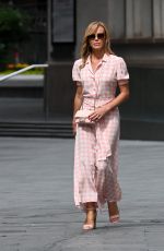 AMANDA HOLDEN Arrives at Heart Radio in London 07/06/2020