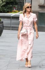 AMANDA HOLDEN Arrives at Heart Radio in London 07/06/2020