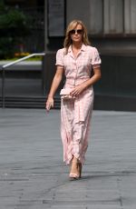 AMANDA HOLDEN Arrives at Heart Radio in London 07/06/2020