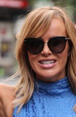AMANDA HOLDEN Leaves Breakfast Show in London 07/16/2020