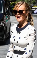 AMANDA HOLDEN Leaves Global Studios in London 07/10/2020
