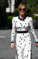 AMANDA HOLDEN Leaves Global Studios in London 07/10/2020