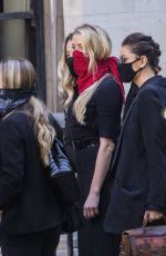 AMBER amd WHITNEY HEARD Arrives Court in London 07/07/2020