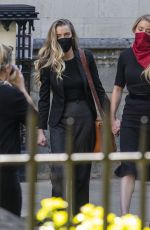AMBER amd WHITNEY HEARD Arrives Court in London 07/07/2020