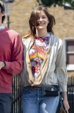 AMBER ANDERSON and Connor Swindells Out in London 06/28/2020