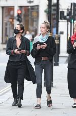 AMBER HEARD and BIANCA BUTTI Out in London 07/15/2020