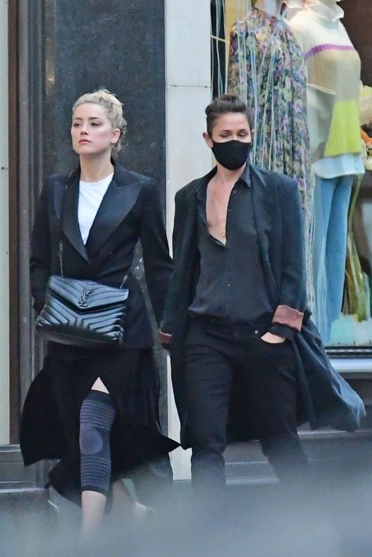 AMBER HEARD and BIANCA BUTTI Out in London 07/15/2020