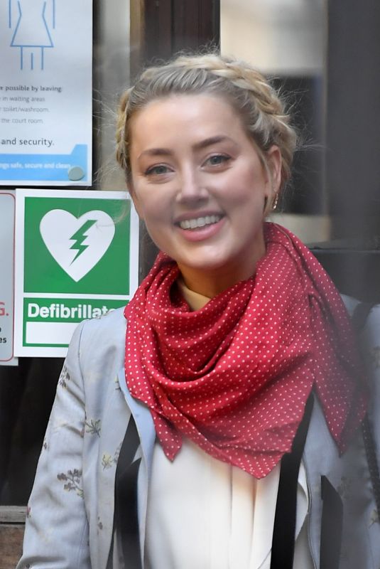 AMBER HEARD Arrives at Royal Courts of Justice in London 07/21/2020