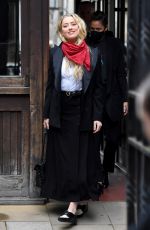 AMBER HEARD Leaves Ham Yard Hotel in London 07/14/2020