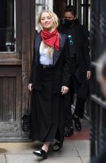 AMBER HEARD Leaves Ham Yard Hotel in London 07/14/2020