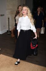 AMBER HEARD Leaves Ham Yard Hotel in London 07/14/2020