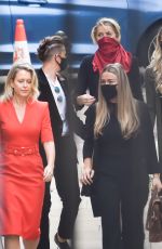 AMBER HEARD Leaves Her Hotel in London 07/13/2020