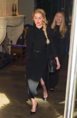 AMBER HEARD Leaves Her Hotel in London 07/13/2020
