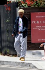 AMBER ROSE and Alexander Edwards Out in Los Angeles 07/25/2020