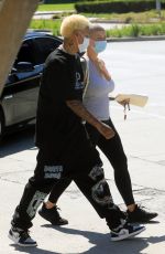 AMBER ROSE and Alexander Edwards Out in West Hollywood 07/13/2020