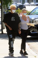AMBER ROSE and Alexander Edwards Out in West Hollywood 07/13/2020