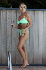 AMBER TURNER in Bikini on the Set of TOWIE in Chelmsford 07/29/2020