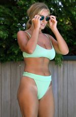 AMBER TURNER in Bikini on the Set of TOWIE in Chelmsford 07/29/2020