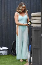 AMY CHILDS on the Set of The Only Way Is Essex in Brentwood 07/28/2020