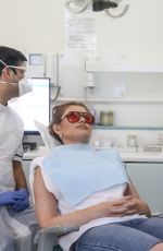 AMY HART at Dr Richard Marques Dentist Office in London 07/01/2020