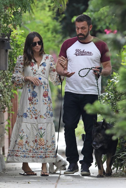 ANA DE ARMAS and Ben Affleck Out in Venice Beach 06/30/2020