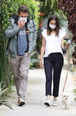 ANA DE ARMAS and Ben Affleck Out with Their Dog in Venice 07/24/2020