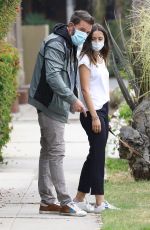 ANA DE ARMAS and Ben Affleck Out with Their Dog in Venice 07/24/2020