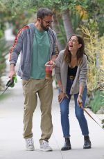 ANA DE ARMAS and Ben Affleck Out with Their Dog in Venice Beach 07/01/2020