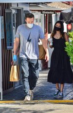ANA DE ARMAS and Ben Affleck Pick Up Lunch to go in Brentwood 07/03/2020