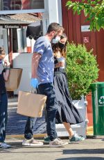 ANA DE ARMAS and Ben Affleck Pick Up Lunch to go in Brentwood 07/03/2020