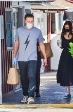 ANA DE ARMAS and Ben Affleck Pick Up Lunch to go in Brentwood 07/03/2020