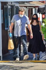 ANA DE ARMAS and Ben Affleck Pick Up Lunch to go in Brentwood 07/03/2020