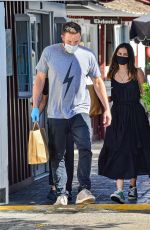 ANA DE ARMAS and Ben Affleck Pick Up Lunch to go in Brentwood 07/03/2020