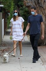 ANA DE ARMAS Out with Her brother Javier in Venice Beach 07/23/2020