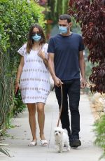 ANA DE ARMAS Out with Her brother Javier in Venice Beach 07/23/2020