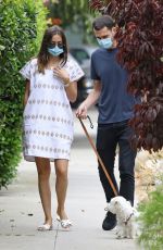 ANA DE ARMAS Out with Her brother Javier in Venice Beach 07/23/2020