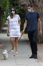 ANA DE ARMAS Out with Her brother Javier in Venice Beach 07/23/2020