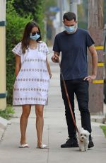ANA DE ARMAS Out with Her brother Javier in Venice Beach 07/23/2020