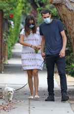 ANA DE ARMAS Out with Her brother Javier in Venice Beach 07/23/2020