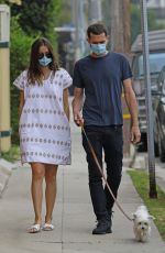 ANA DE ARMAS Out with Her brother Javier in Venice Beach 07/23/2020