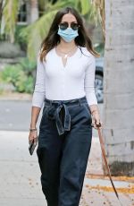 ANA DE ARMAS Out with Her Dog in Venice Beach 07/22/2020