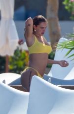ANASTASIA KARANIKOLAOU in Bikini at Hotel Pool in Cabo San Lucas 07/21/2020