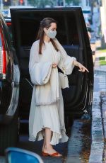 ANGELINA JOLIE Out for Lunch in West Hollywood 07/14/2020