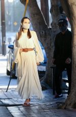 ANGELINA JOLIE Out for Lunch in West Hollywood 07/14/2020