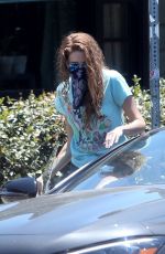 ANNA OSCEOLA Out for Pick Up Lunch in Los Angeles 07/11/2020