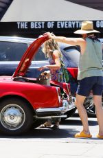 ANNABELLE WALLIS and Chris Pine Shopping at Lassens Natural Foods in Los Angeles 07/07/2020