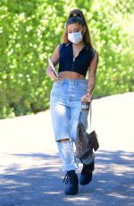 ARIANA GRANDE Leaving a Studio in Los Angeles 07/19/2020