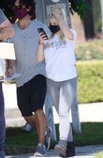 ARIEL WINTER Delivering a Box of Liquor to Her Friends in Hollywood 07/21/2020