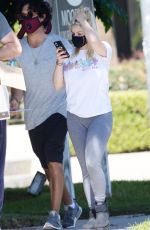 ARIEL WINTER Delivering a Box of Liquor to Her Friends in Hollywood 07/21/2020