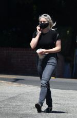 ARIEL WINTER Shows Off New Blonde Hairdo in Santa Monica 07/19/2020